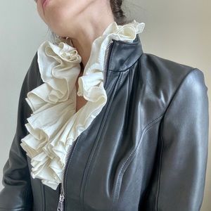 NWOT Ralph Lauren ruffle white sleeveless top